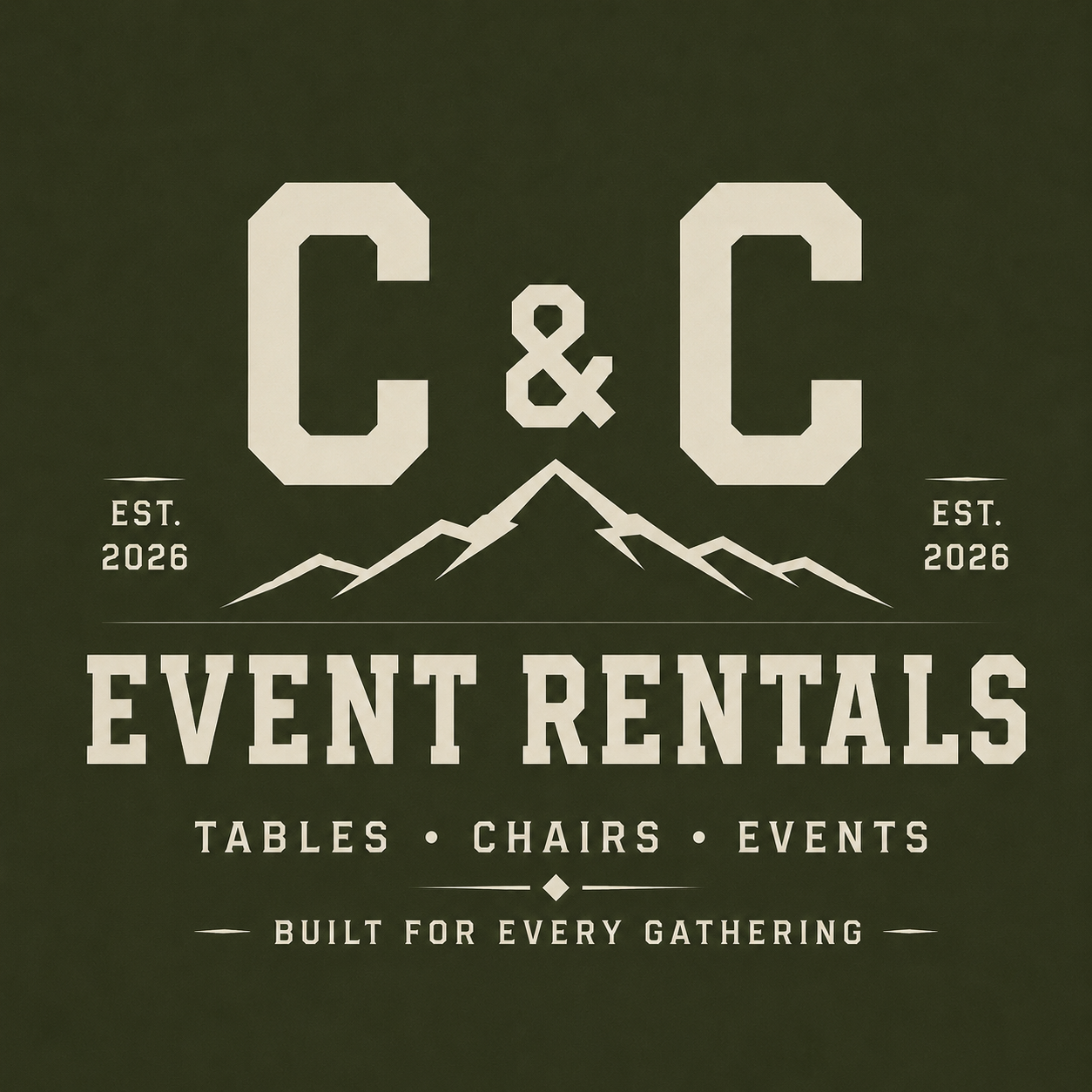 C&C Event Rentals Logo